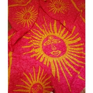 Boho Indian Sun Tapestry! Large 5x7'!